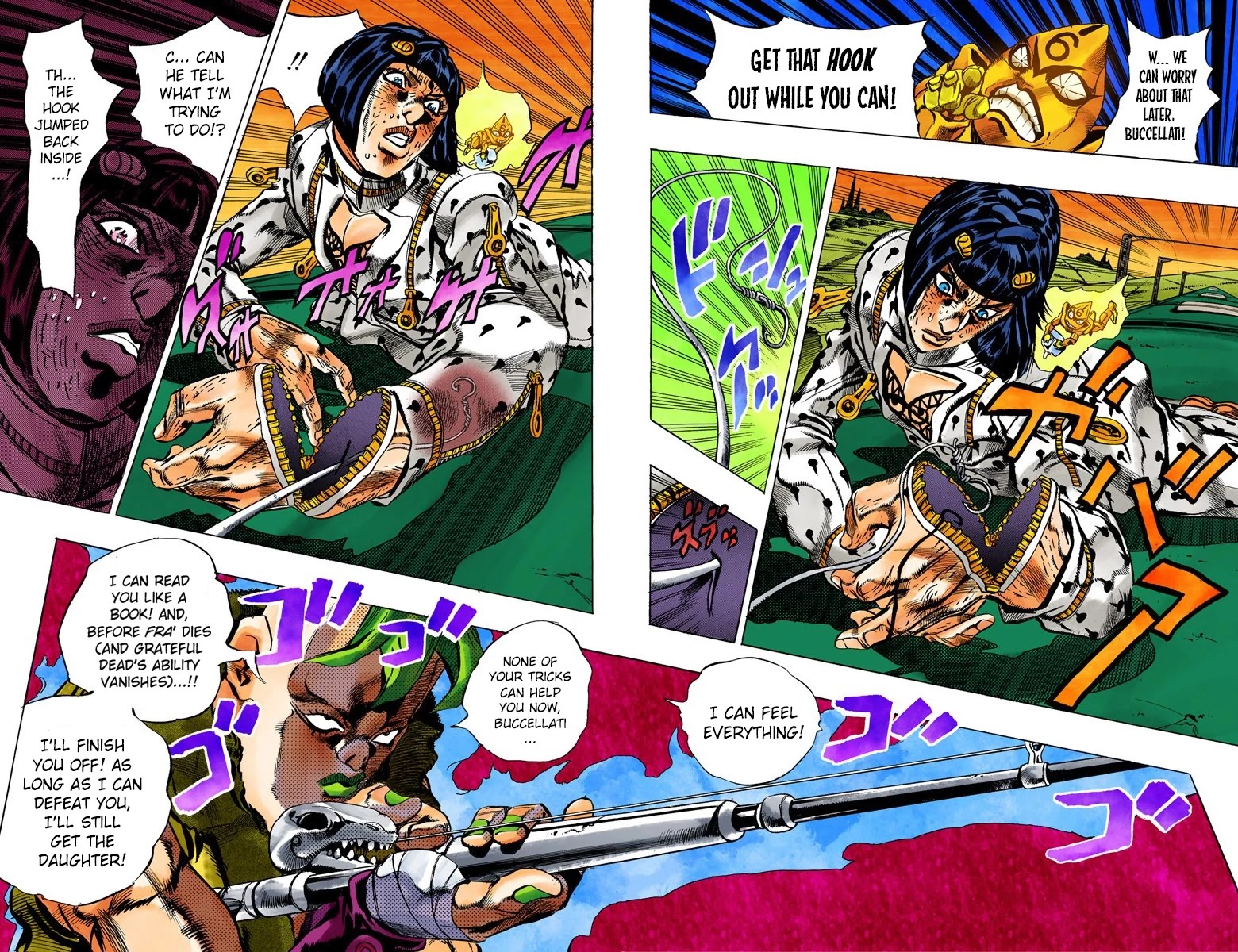 JoJo's Bizarre Adventure Part 5 - Vento Aureo (Official Colored) chapter 56 page 17