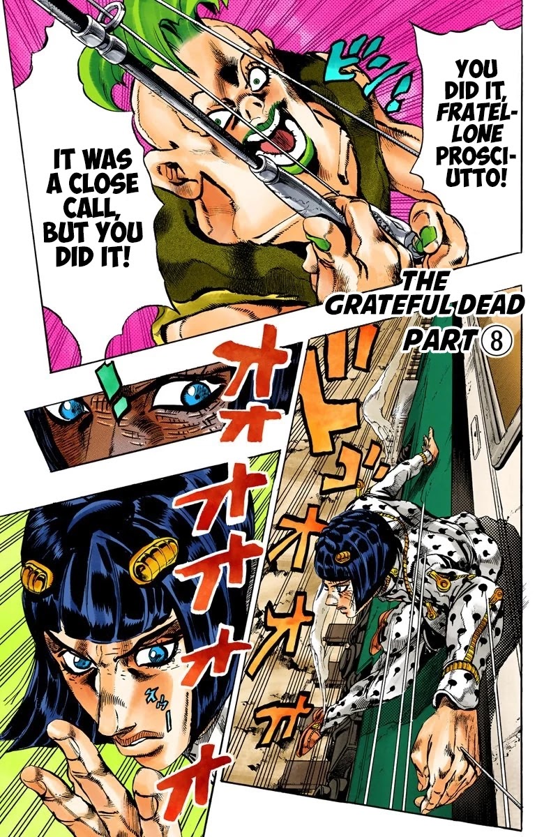 JoJo's Bizarre Adventure Part 5 - Vento Aureo (Official Colored) chapter 56 page 2