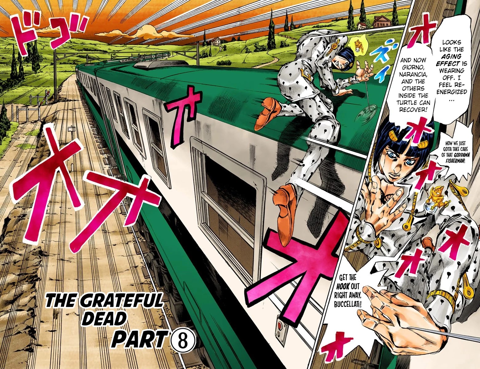 JoJo's Bizarre Adventure Part 5 - Vento Aureo (Official Colored) chapter 56 page 3