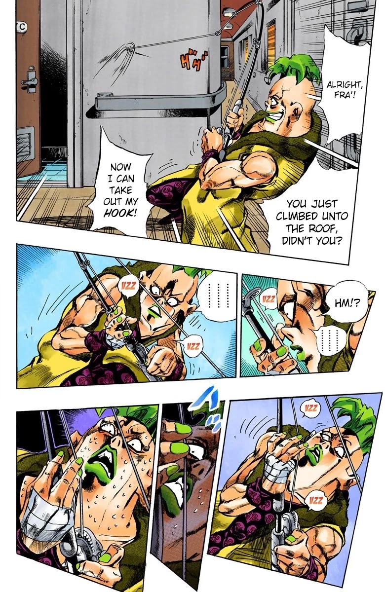 JoJo's Bizarre Adventure Part 5 - Vento Aureo (Official Colored) chapter 56 page 4