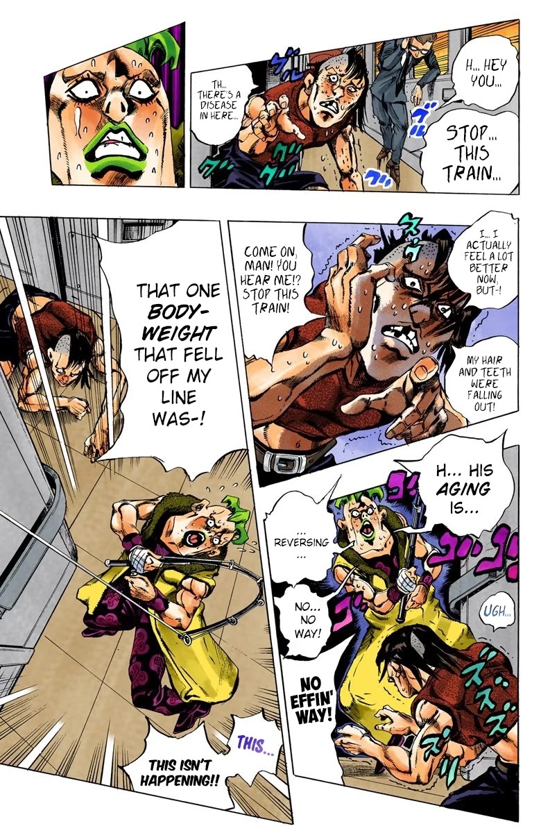 JoJo's Bizarre Adventure Part 5 - Vento Aureo (Official Colored) chapter 56 page 7