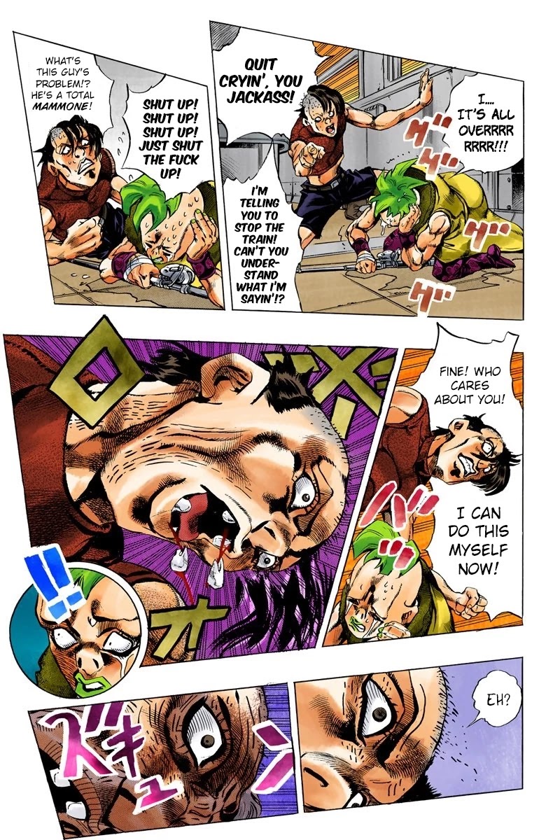 JoJo's Bizarre Adventure Part 5 - Vento Aureo (Official Colored) chapter 56 page 9