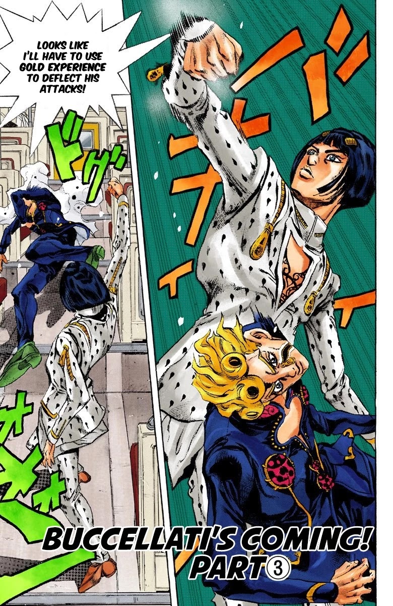 JoJo's Bizarre Adventure Part 5 - Vento Aureo (Official Colored) chapter 6 page 2