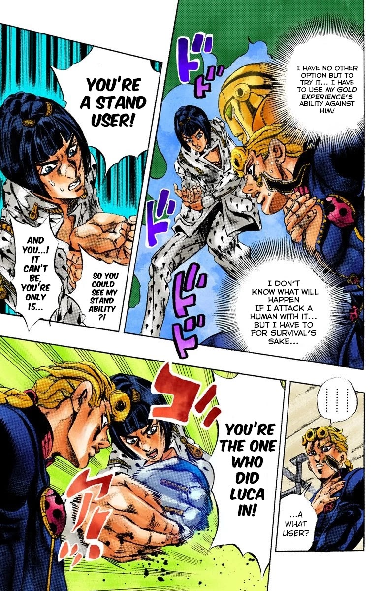 JoJo's Bizarre Adventure Part 5 - Vento Aureo (Official Colored) chapter 6 page 9