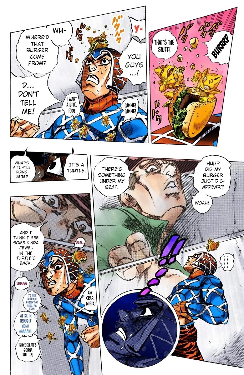 JoJo's Bizarre Adventure Part 5 - Vento Aureo (Official Colored) chapter 61 page 10