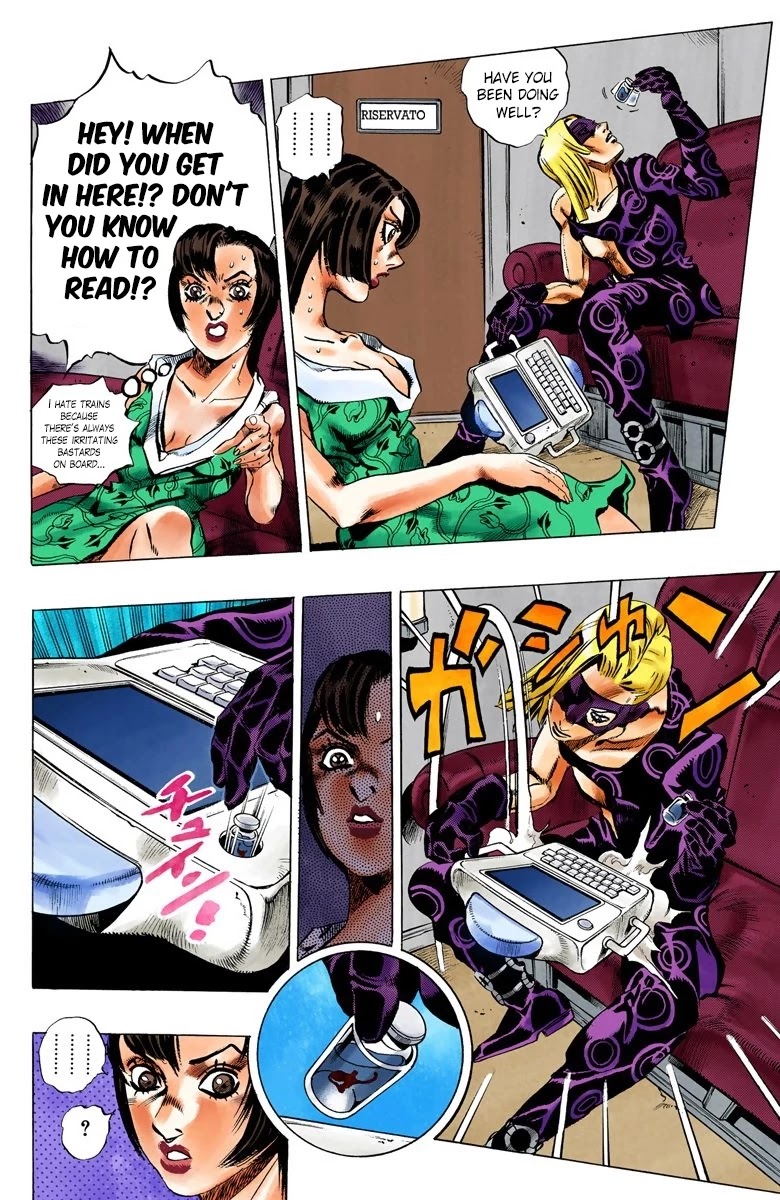 JoJo's Bizarre Adventure Part 5 - Vento Aureo (Official Colored) chapter 61 page 14