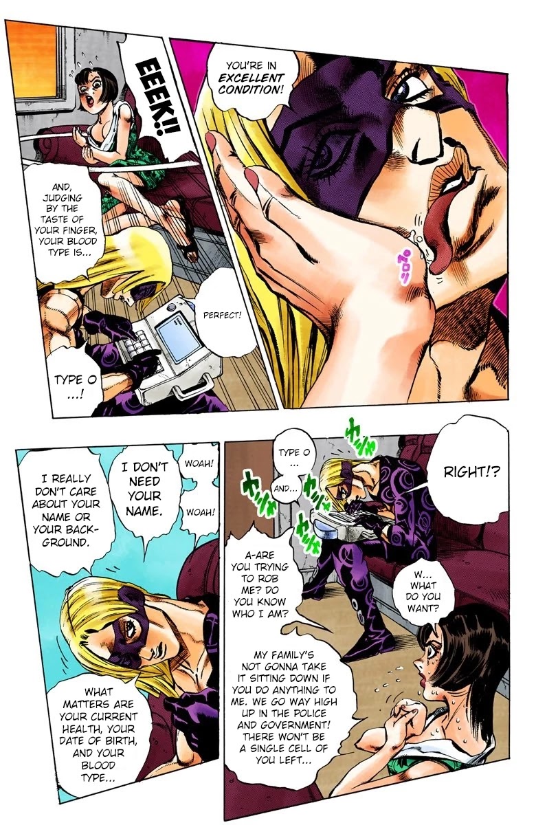 JoJo's Bizarre Adventure Part 5 - Vento Aureo (Official Colored) chapter 61 page 17