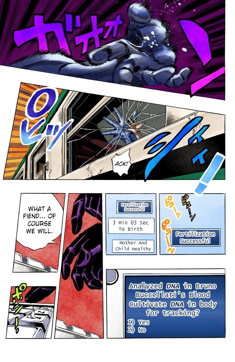 JoJo's Bizarre Adventure Part 5 - Vento Aureo (Official Colored) chapter 61 page 21