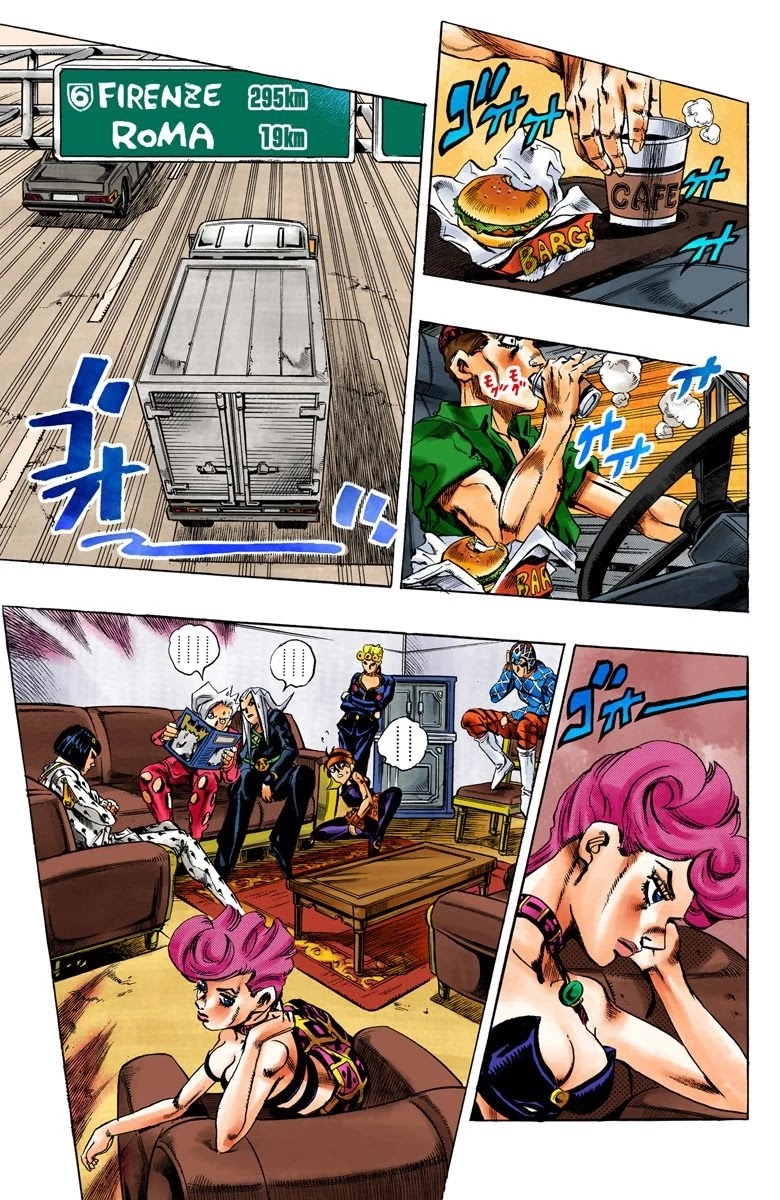 JoJo's Bizarre Adventure Part 5 - Vento Aureo (Official Colored) chapter 61 page 7