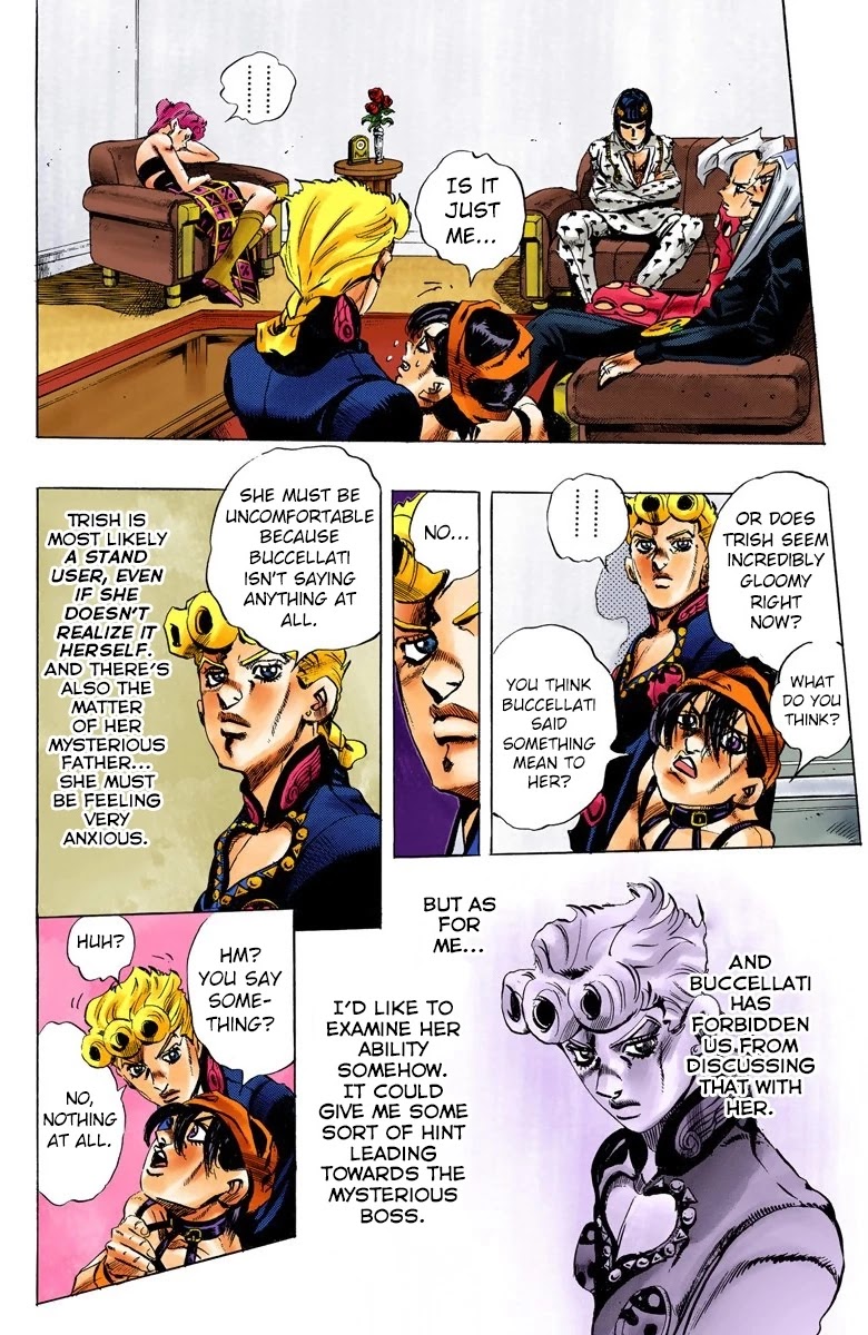 JoJo's Bizarre Adventure Part 5 - Vento Aureo (Official Colored) chapter 61 page 8