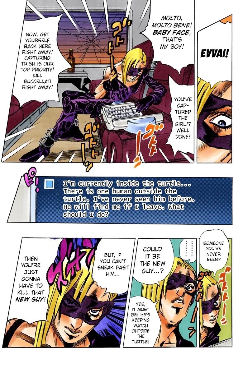 JoJo's Bizarre Adventure Part 5 - Vento Aureo (Official Colored) chapter 63 page 17