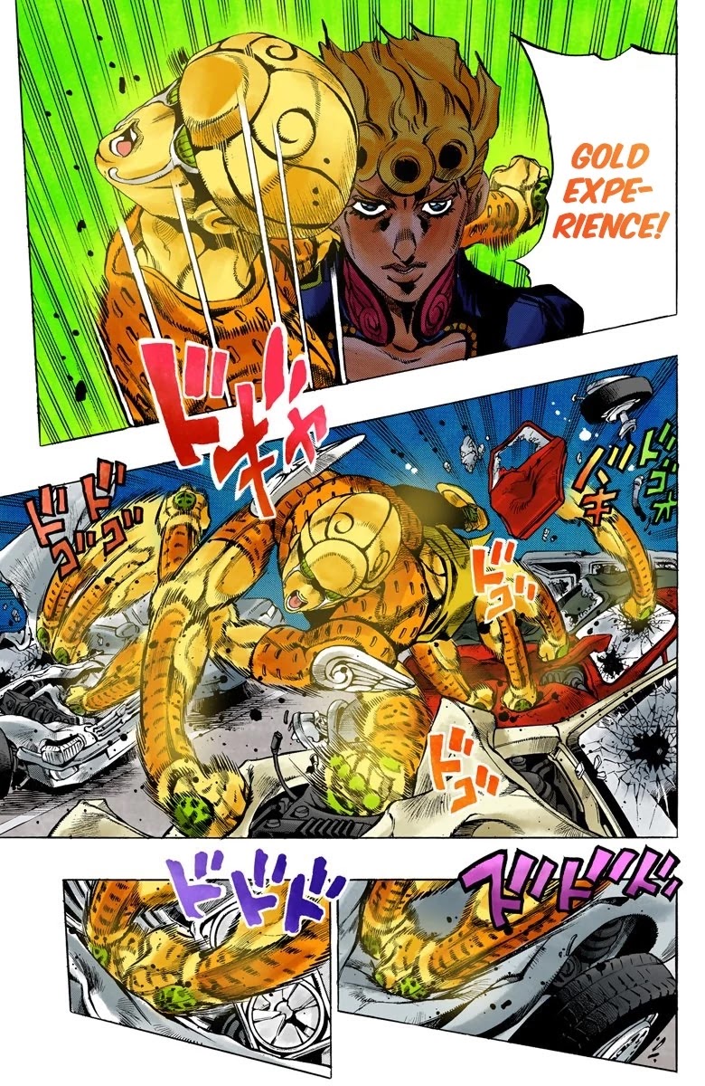 JoJo's Bizarre Adventure Part 5 - Vento Aureo (Official Colored) chapter 63 page 5