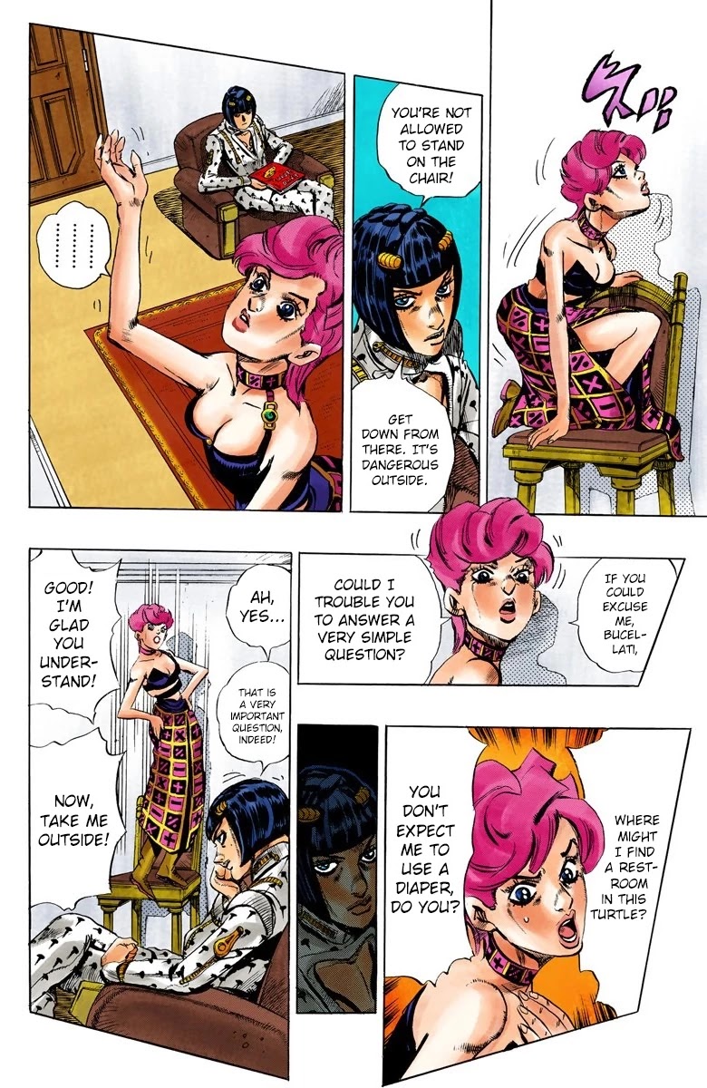 JoJo's Bizarre Adventure Part 5 - Vento Aureo (Official Colored) chapter 63 page 8