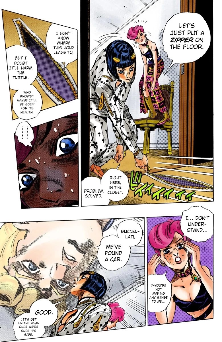 JoJo's Bizarre Adventure Part 5 - Vento Aureo (Official Colored) chapter 63 page 9