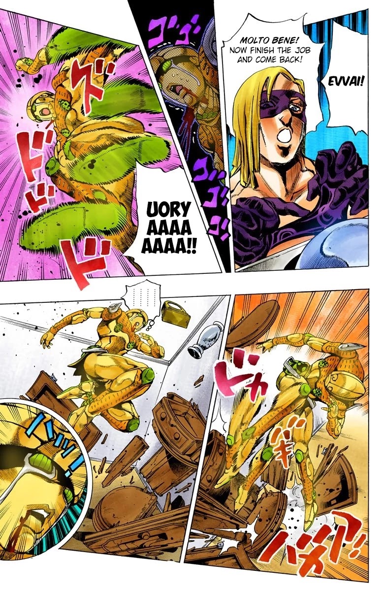 JoJo's Bizarre Adventure Part 5 - Vento Aureo (Official Colored) chapter 64 page 13