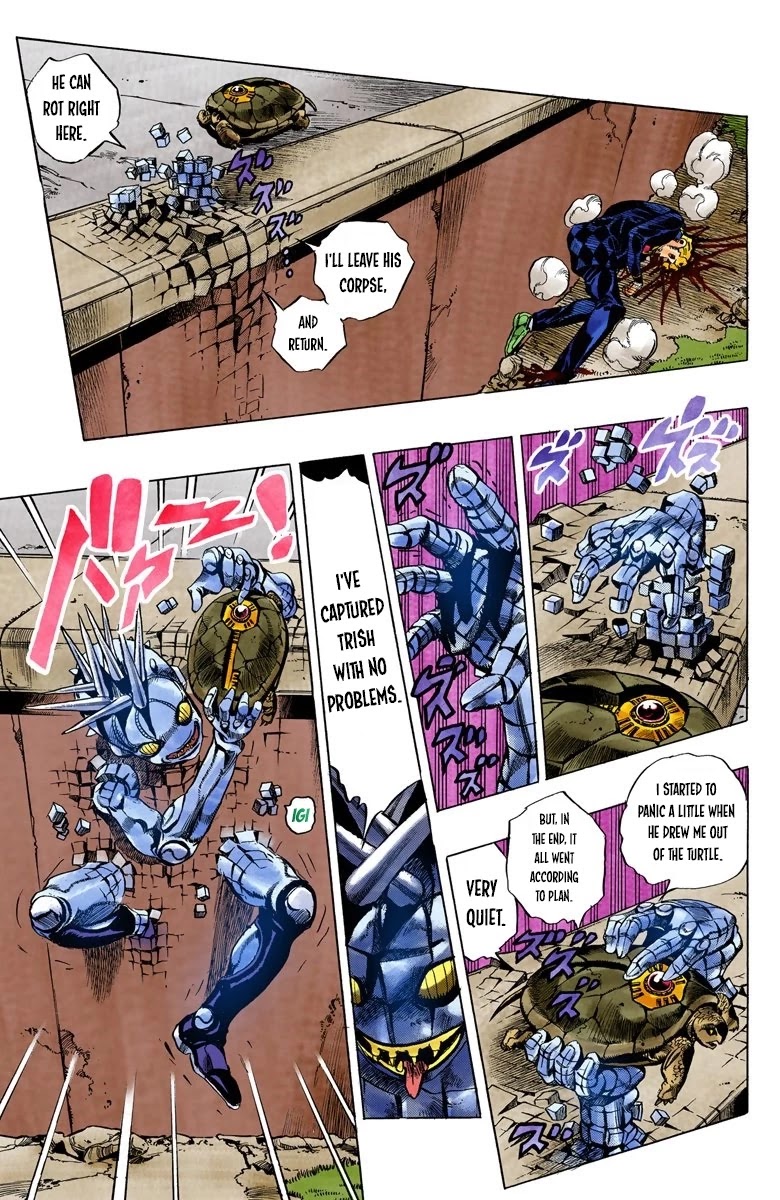 JoJo's Bizarre Adventure Part 5 - Vento Aureo (Official Colored) chapter 65 page 13