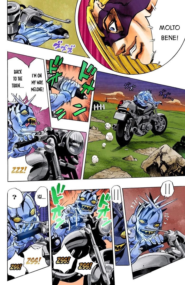 JoJo's Bizarre Adventure Part 5 - Vento Aureo (Official Colored) chapter 65 page 14