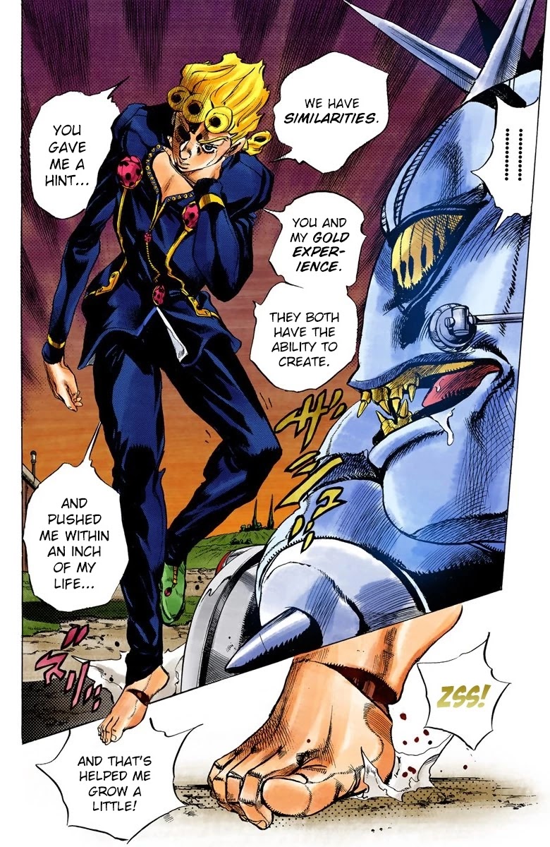 JoJo's Bizarre Adventure Part 5 - Vento Aureo (Official Colored) chapter 65 page 16