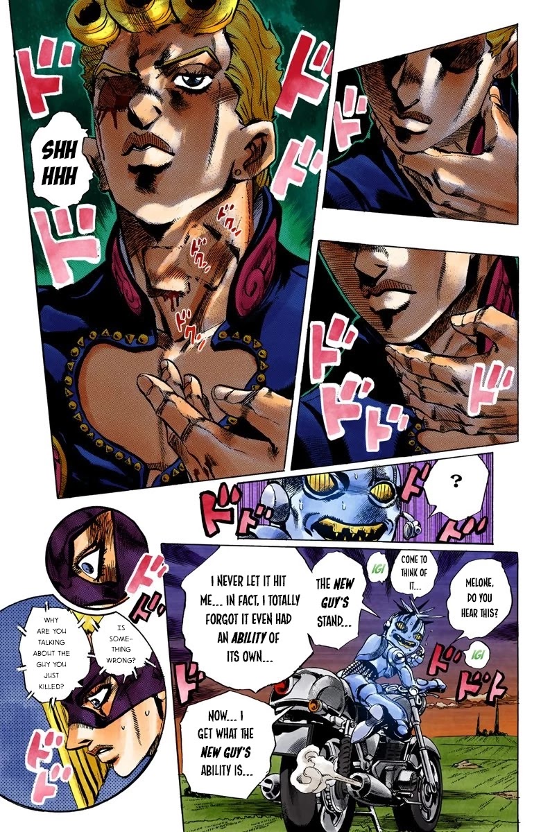 JoJo's Bizarre Adventure Part 5 - Vento Aureo (Official Colored) chapter 65 page 17