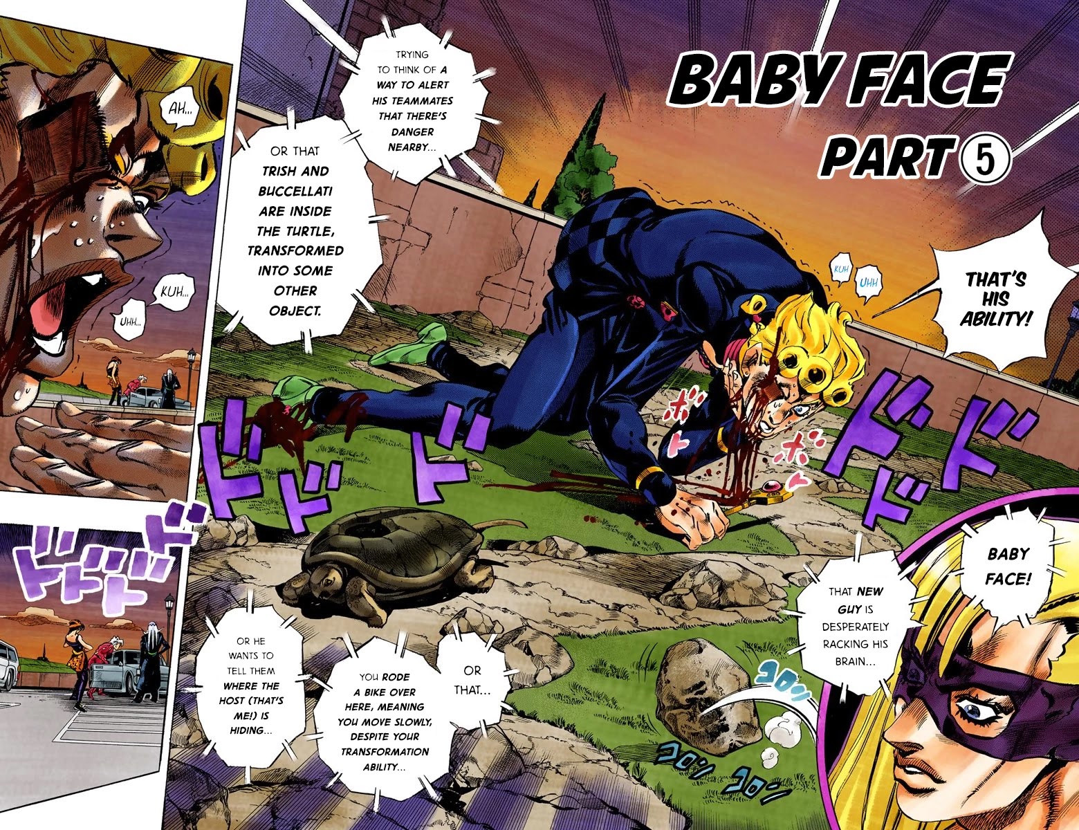 JoJo's Bizarre Adventure Part 5 - Vento Aureo (Official Colored) chapter 65 page 3