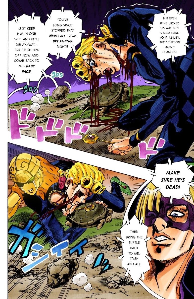 JoJo's Bizarre Adventure Part 5 - Vento Aureo (Official Colored) chapter 65 page 4