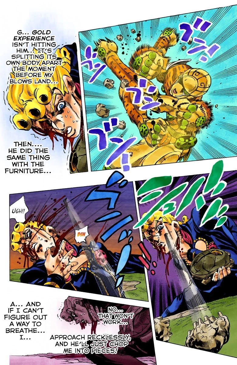 JoJo's Bizarre Adventure Part 5 - Vento Aureo (Official Colored) chapter 65 page 6