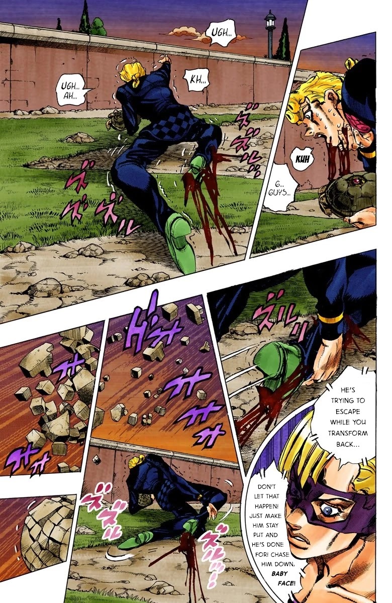 JoJo's Bizarre Adventure Part 5 - Vento Aureo (Official Colored) chapter 65 page 7