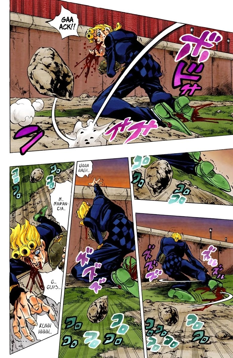 JoJo's Bizarre Adventure Part 5 - Vento Aureo (Official Colored) chapter 65 page 8