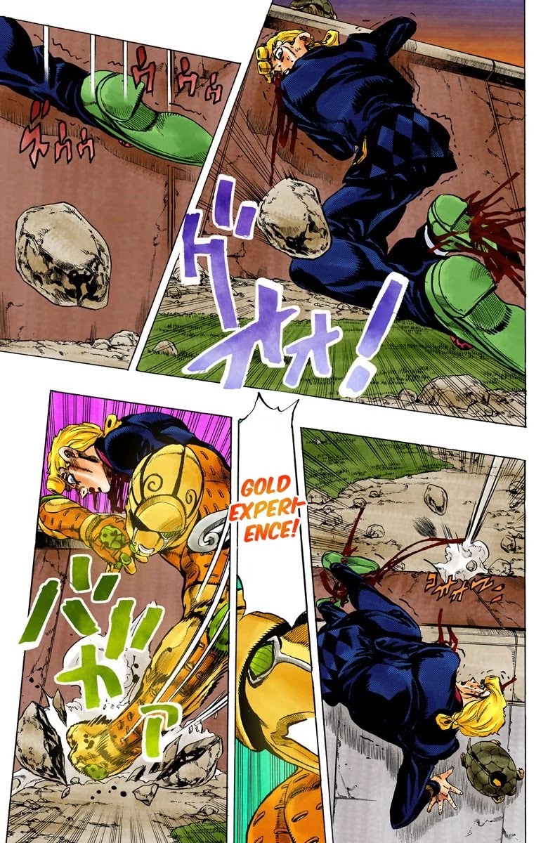 JoJo's Bizarre Adventure Part 5 - Vento Aureo (Official Colored) chapter 65 page 9