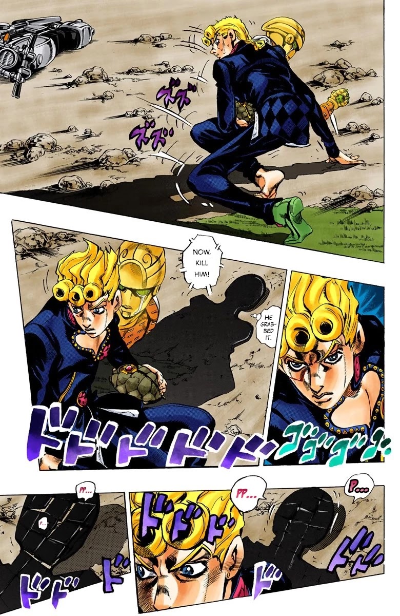 JoJo's Bizarre Adventure Part 5 - Vento Aureo (Official Colored) chapter 66 page 10