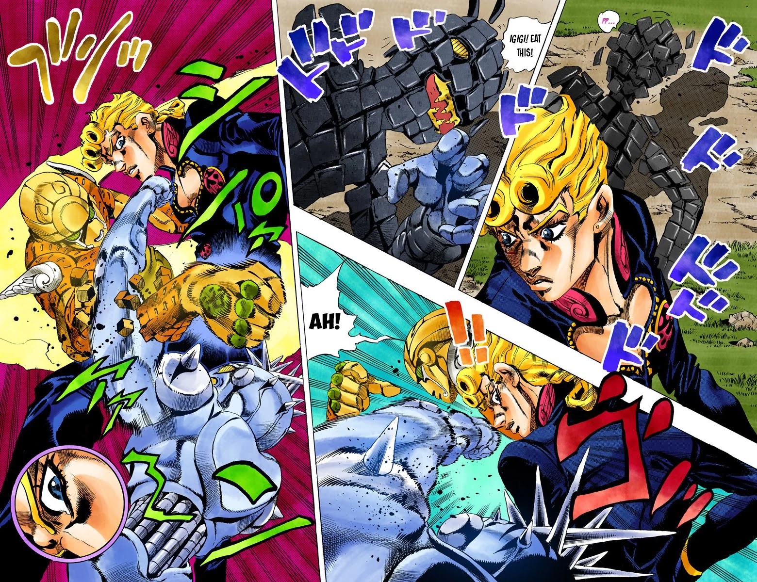 JoJo's Bizarre Adventure Part 5 - Vento Aureo (Official Colored) chapter 66 page 11