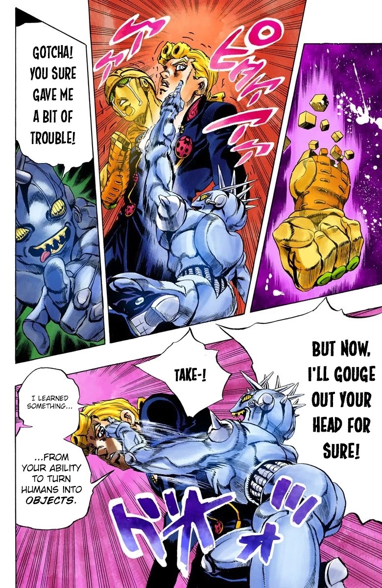 JoJo's Bizarre Adventure Part 5 - Vento Aureo (Official Colored) chapter 66 page 12