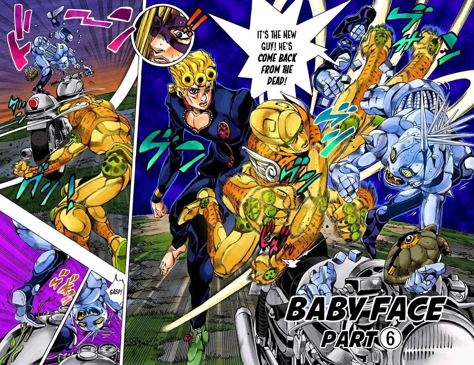 JoJo's Bizarre Adventure Part 5 - Vento Aureo (Official Colored) chapter 66 page 3