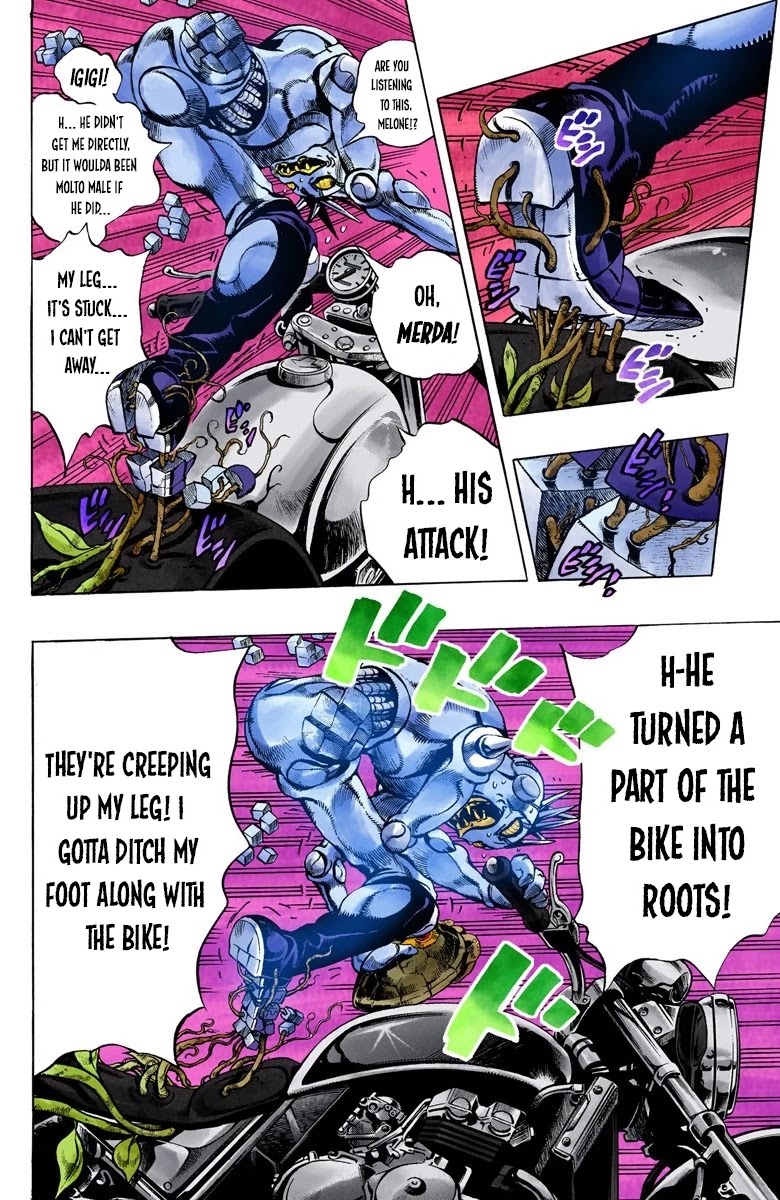 JoJo's Bizarre Adventure Part 5 - Vento Aureo (Official Colored) chapter 66 page 4