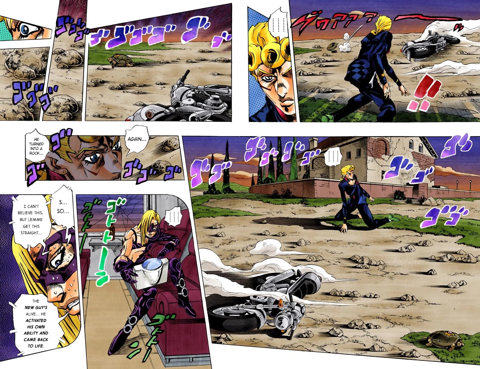 JoJo's Bizarre Adventure Part 5 - Vento Aureo (Official Colored) chapter 66 page 6