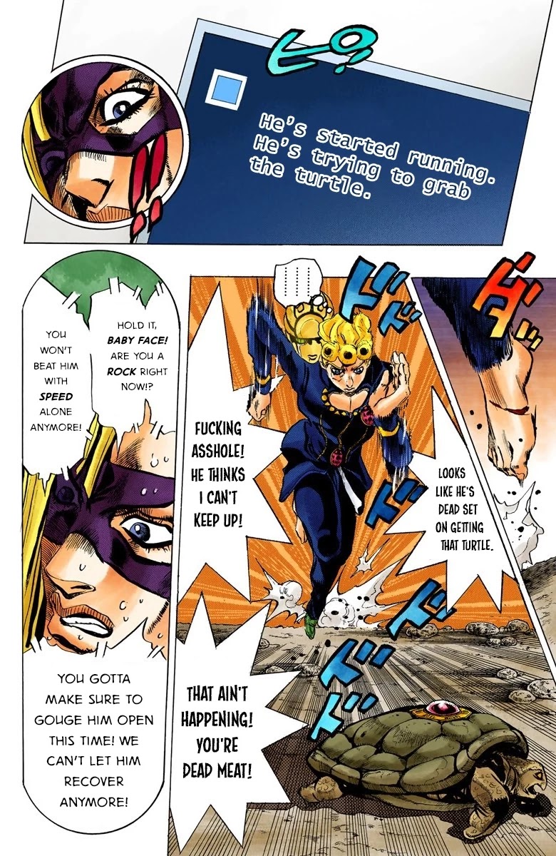 JoJo's Bizarre Adventure Part 5 - Vento Aureo (Official Colored) chapter 66 page 7