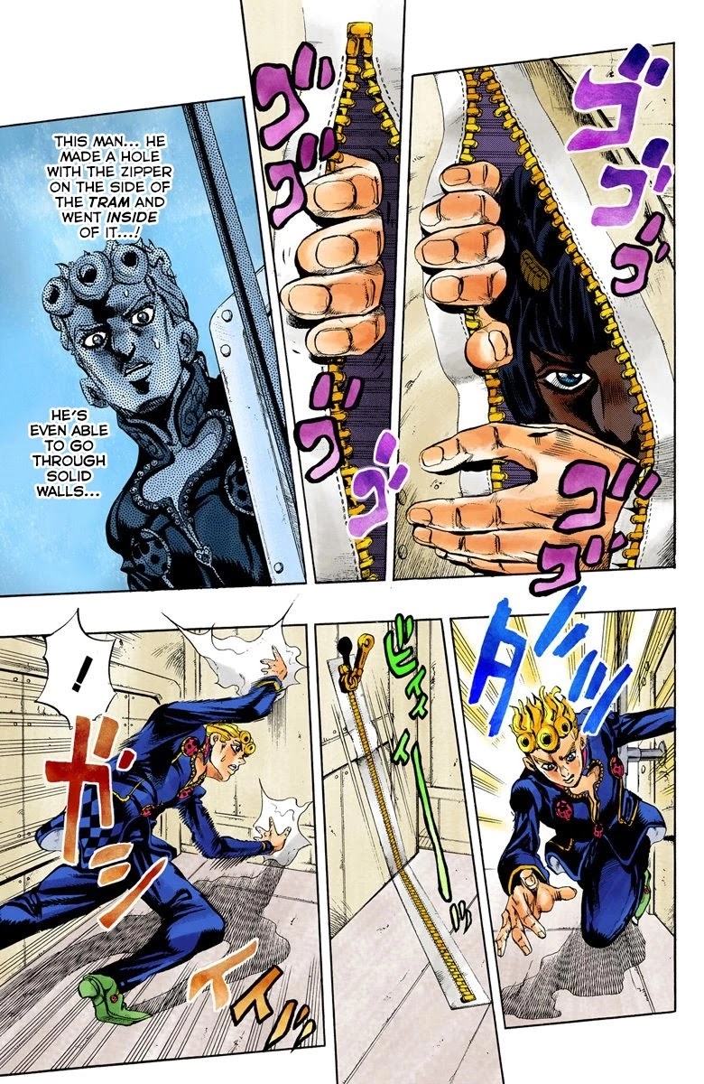 JoJo's Bizarre Adventure Part 5 - Vento Aureo (Official Colored) chapter 7 page 12