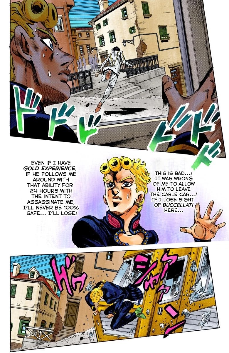 JoJo's Bizarre Adventure Part 5 - Vento Aureo (Official Colored) chapter 7 page 13