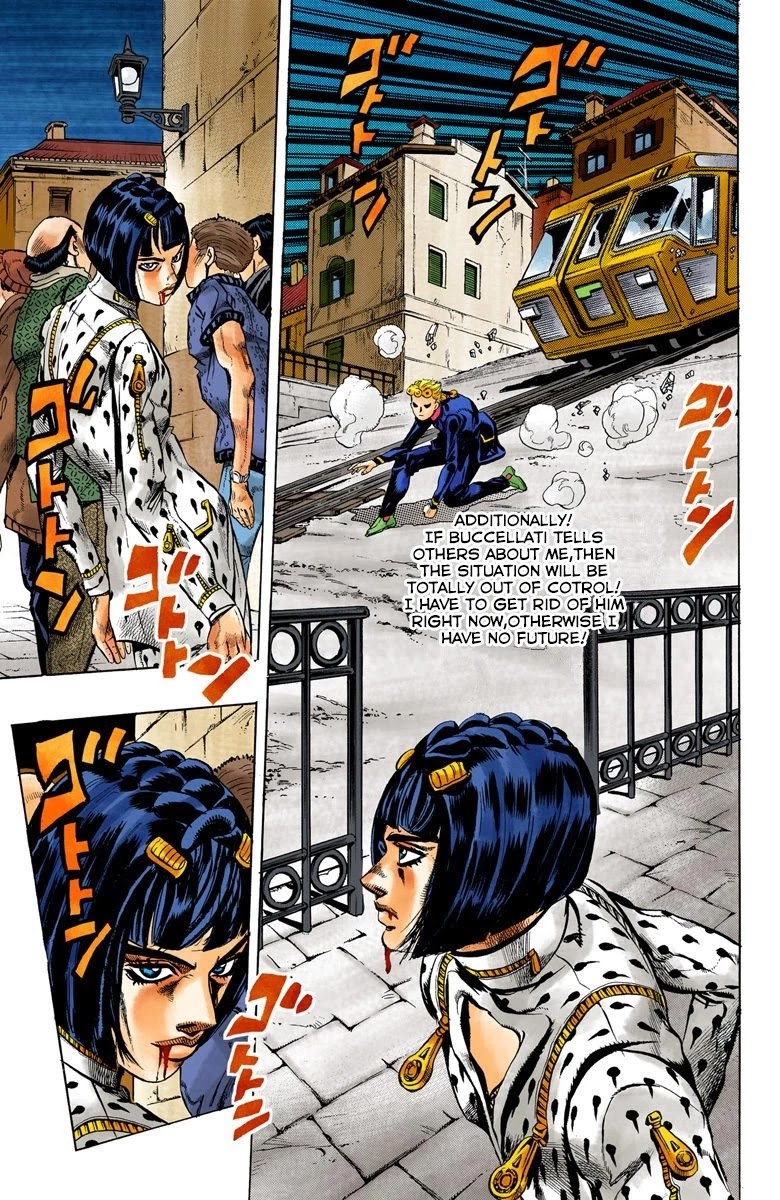 JoJo's Bizarre Adventure Part 5 - Vento Aureo (Official Colored) chapter 7 page 14