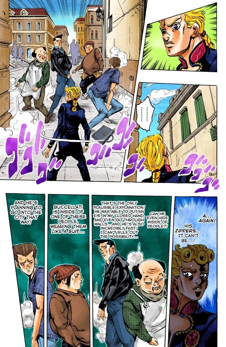 JoJo's Bizarre Adventure Part 5 - Vento Aureo (Official Colored) chapter 7 page 16