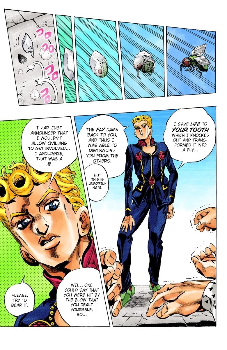 JoJo's Bizarre Adventure Part 5 - Vento Aureo (Official Colored) chapter 7 page 20