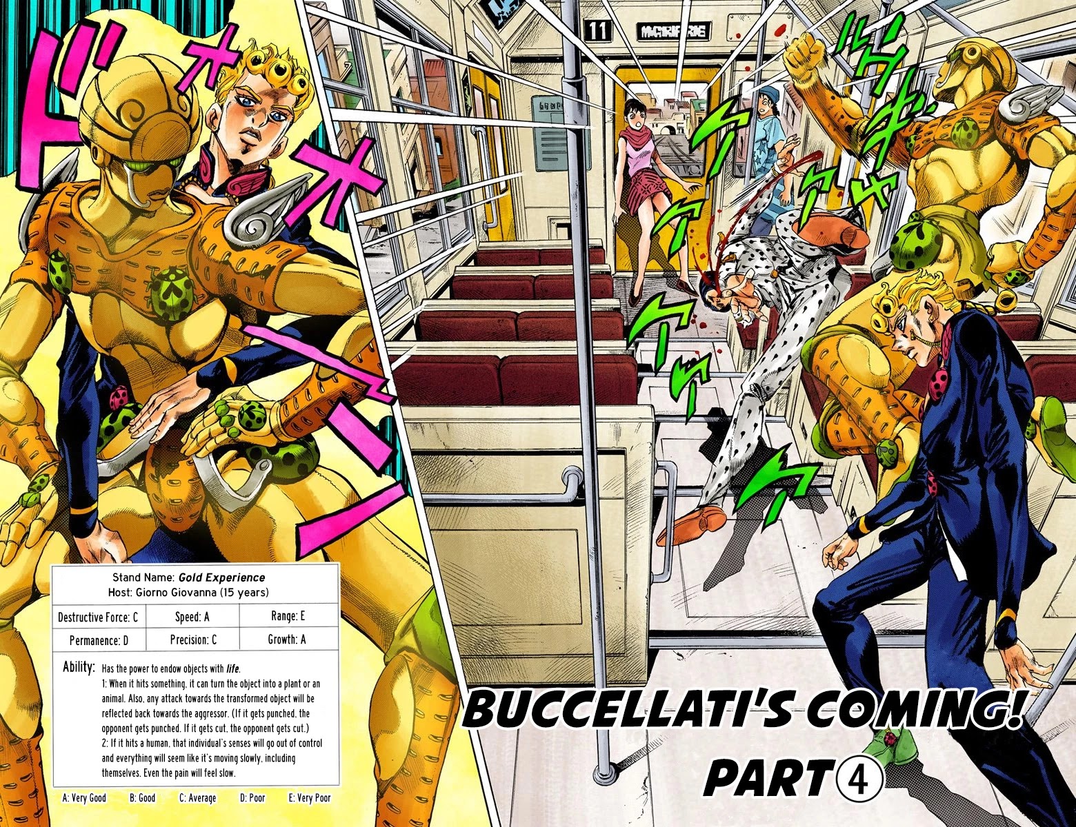 JoJo's Bizarre Adventure Part 5 - Vento Aureo (Official Colored) chapter 7 page 4