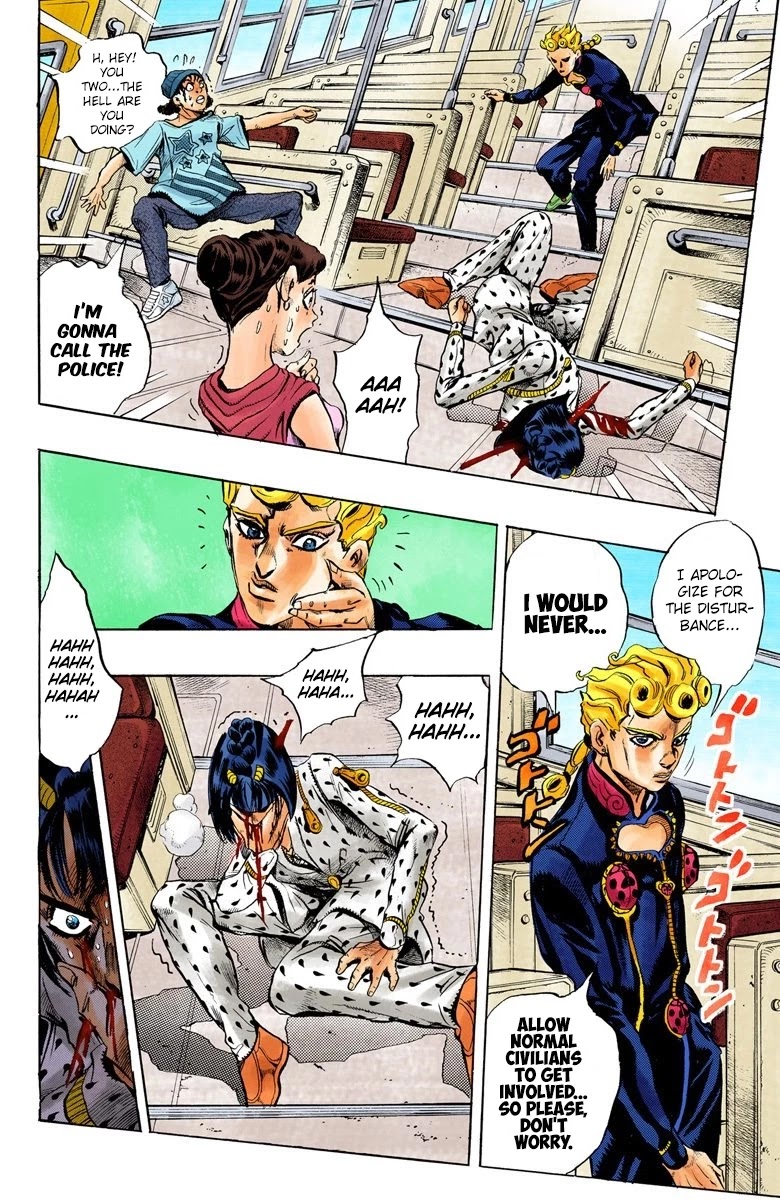 JoJo's Bizarre Adventure Part 5 - Vento Aureo (Official Colored) chapter 7 page 5