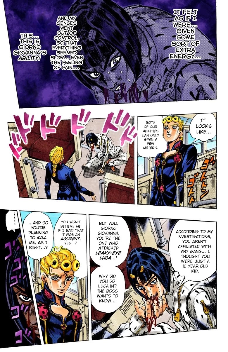 JoJo's Bizarre Adventure Part 5 - Vento Aureo (Official Colored) chapter 7 page 6