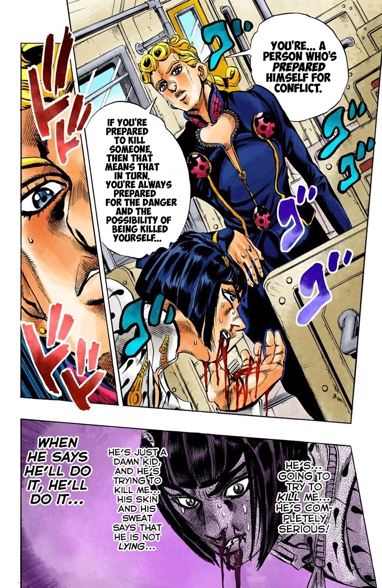 JoJo's Bizarre Adventure Part 5 - Vento Aureo (Official Colored) chapter 7 page 7