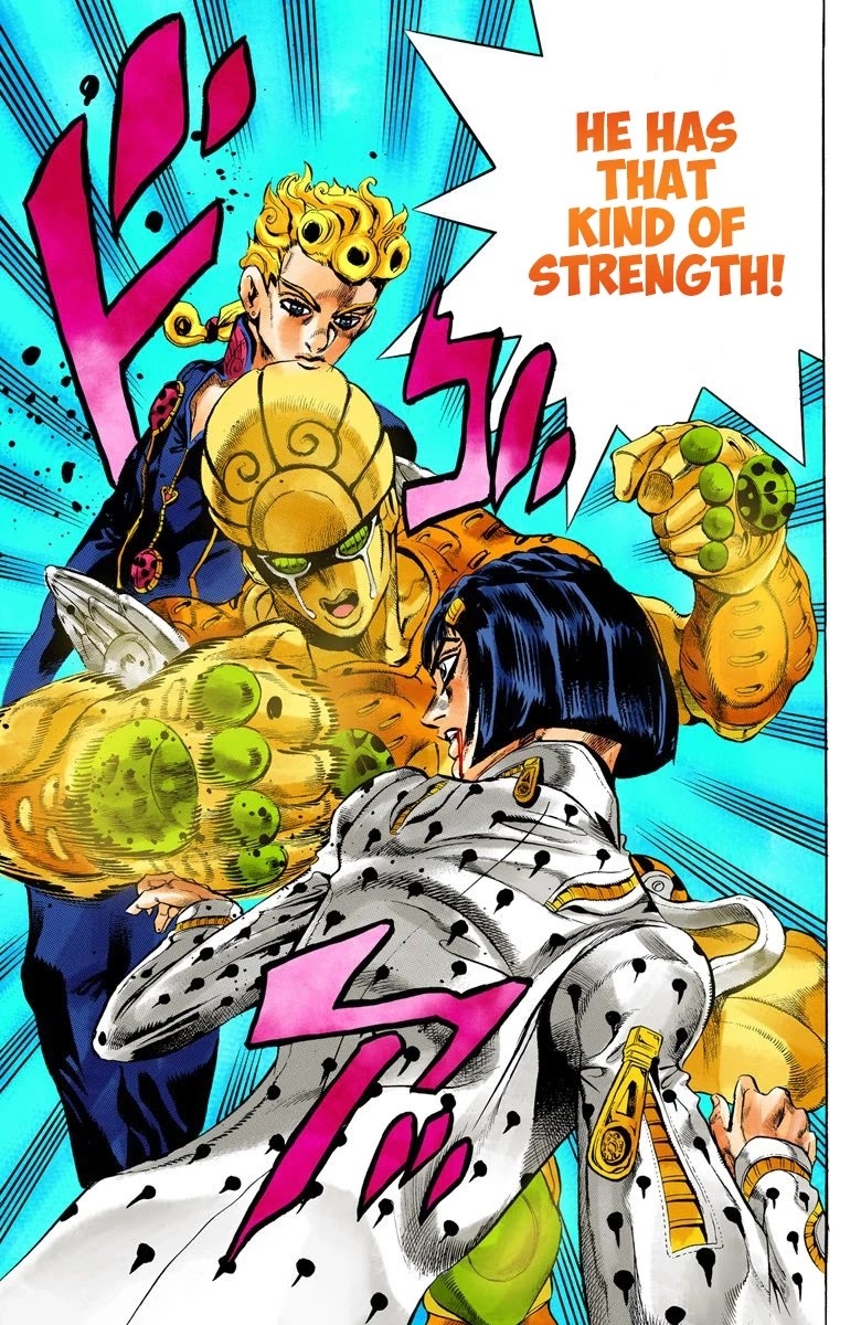 JoJo's Bizarre Adventure Part 5 - Vento Aureo (Official Colored) chapter 7 page 8