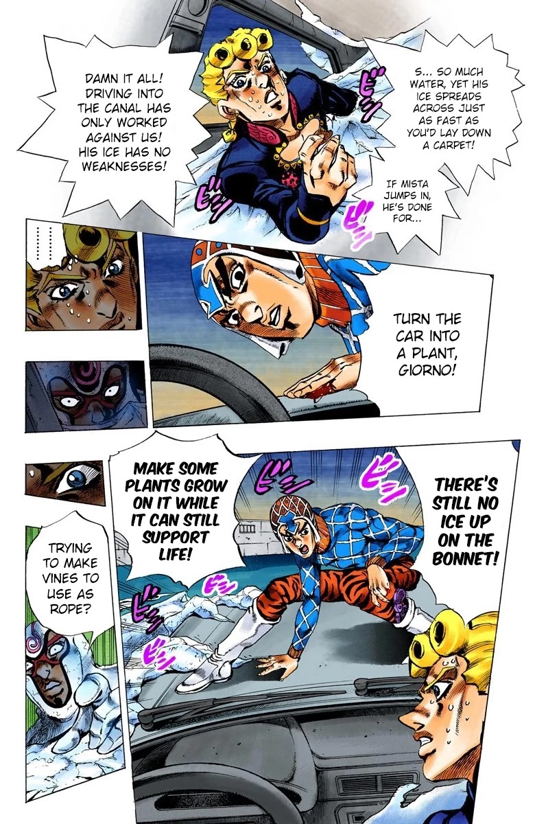 JoJo's Bizarre Adventure Part 5 - Vento Aureo (Official Colored) chapter 72 page 10