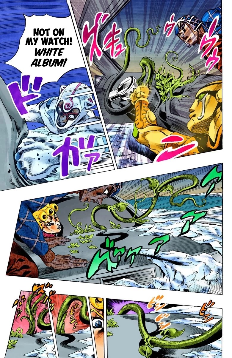 JoJo's Bizarre Adventure Part 5 - Vento Aureo (Official Colored) chapter 72 page 11