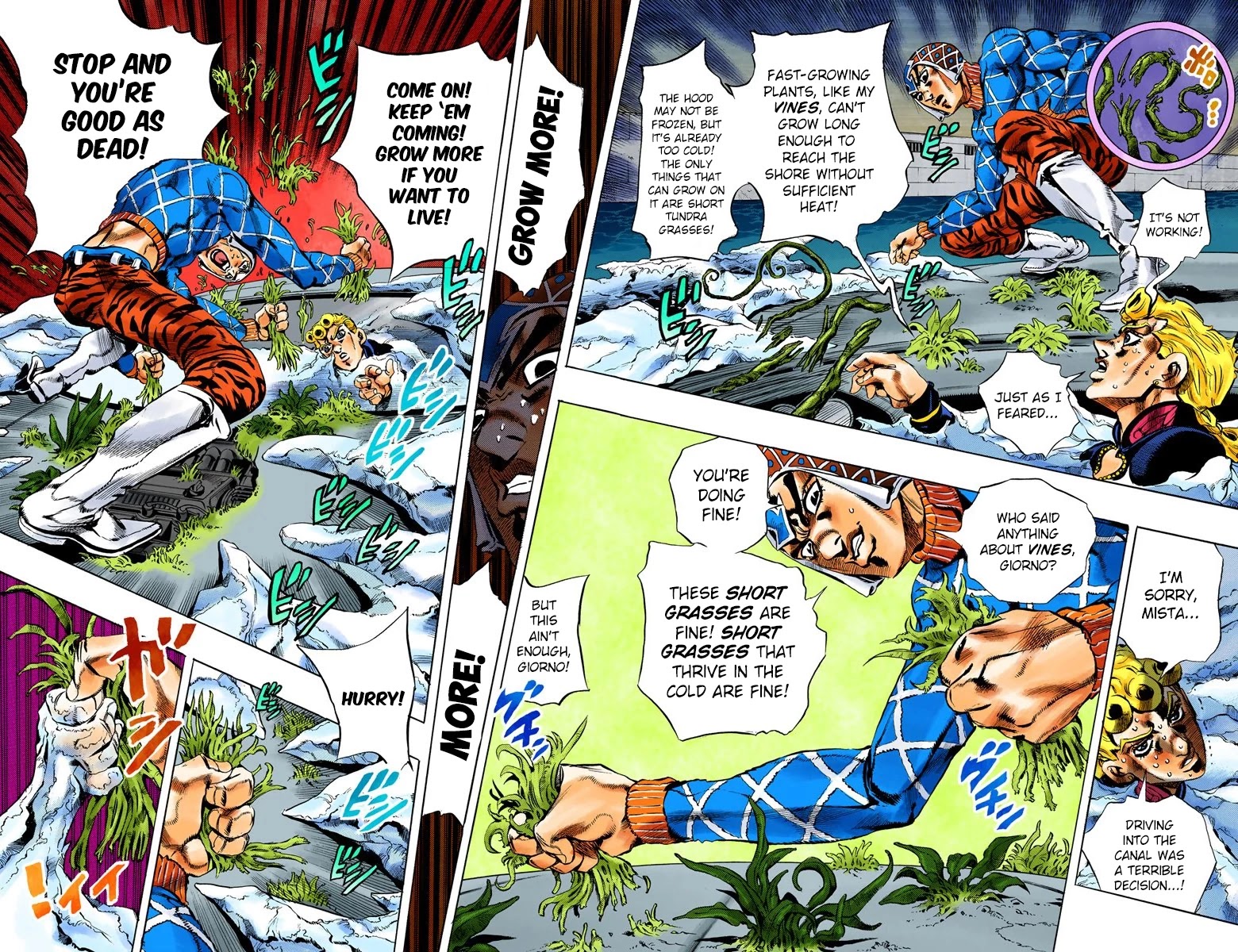 JoJo's Bizarre Adventure Part 5 - Vento Aureo (Official Colored) chapter 72 page 12