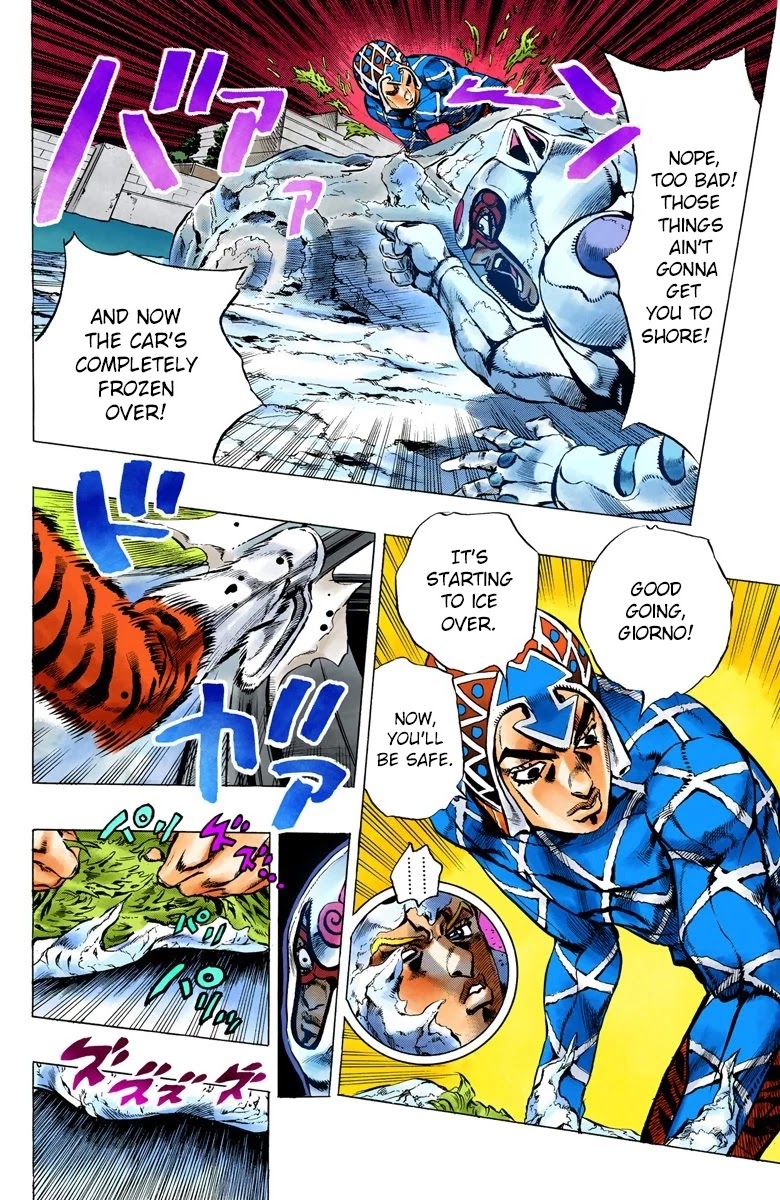 JoJo's Bizarre Adventure Part 5 - Vento Aureo (Official Colored) chapter 72 page 13